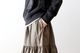 ��WOMEN'S��TOUJOURS�ʥȥ����塼�ˡ�Ruffled Maxi Skirt -COTTON TRIPLE YARN TWILL CLOTH-��