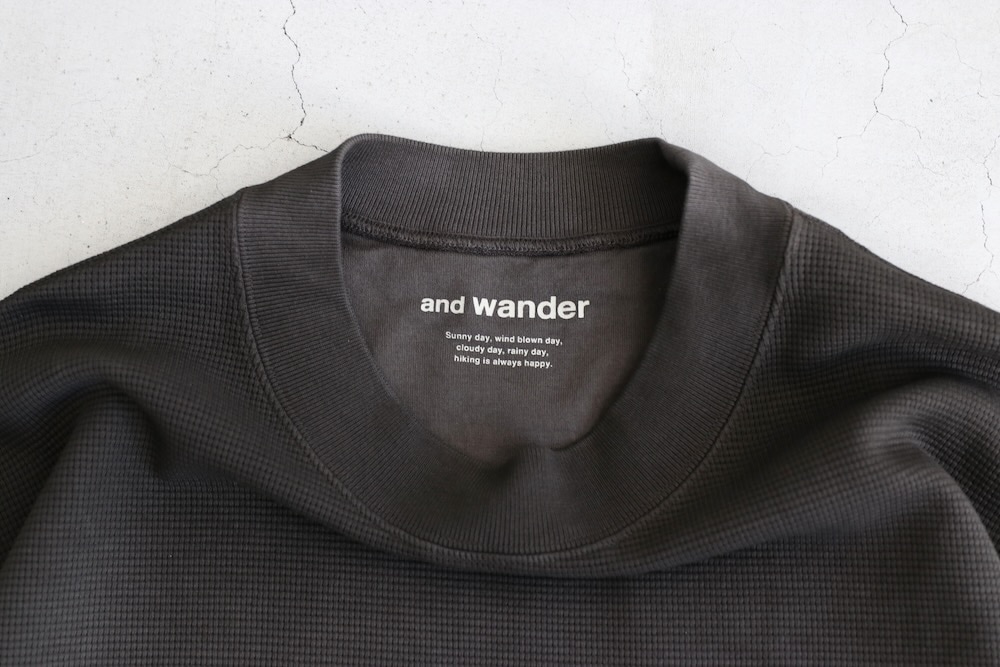 limited】and wander × ROA(アンドワンダー × ロア) 
