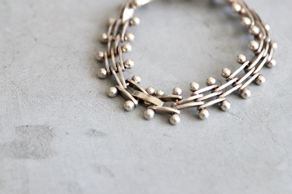 アクセサリー vintage mexico jewelry bracelet 925 gold Vintage-Mexico-Sterling-925-