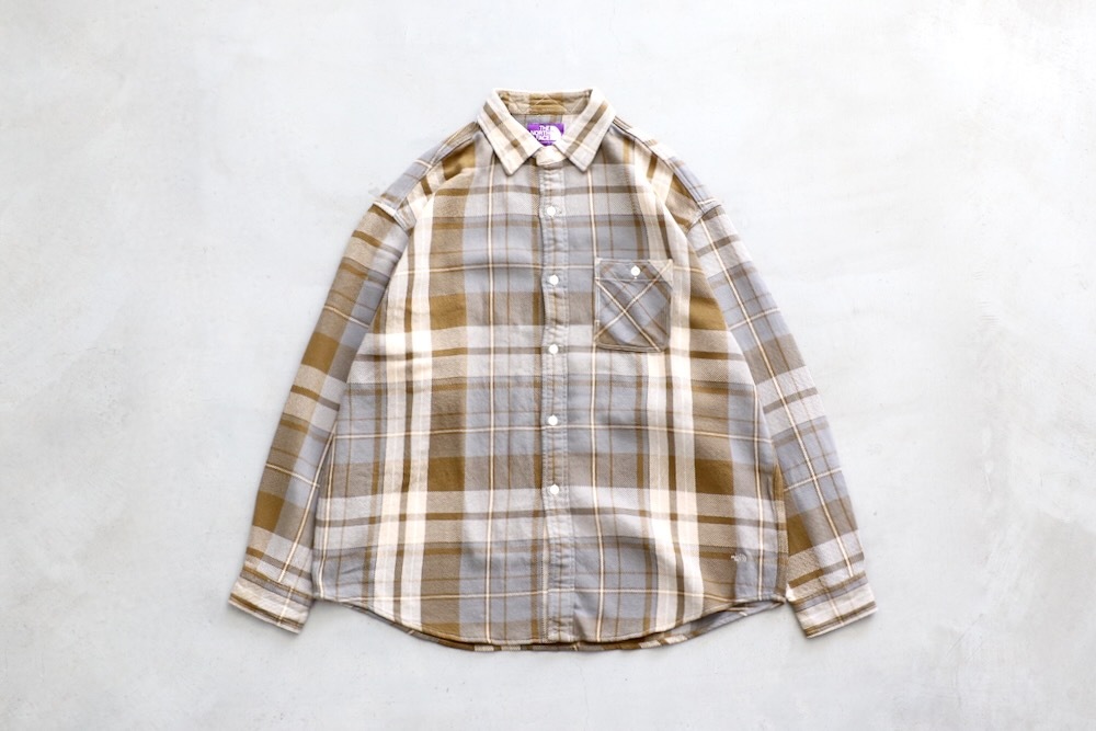 THE NORTH FACE PURPLE LABEL (�� �Ρ��� �ե����� �ѡ��ץ� �졼�٥�) "Flannel Plaid Field Shirt"