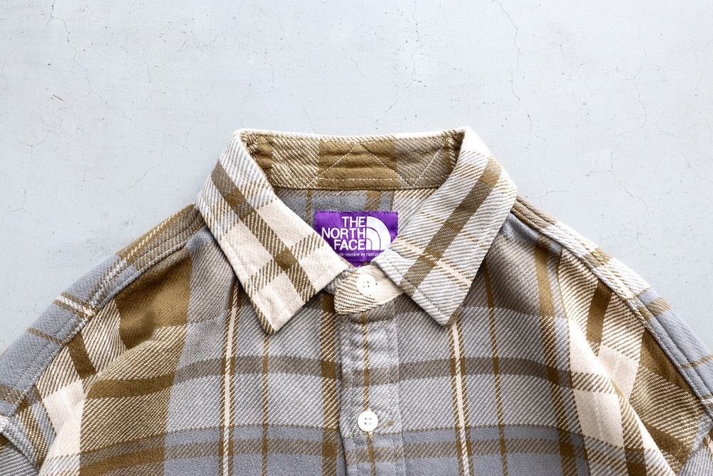THE NORTH FACE PURPLE LABEL (�� �Ρ��� �ե����� �ѡ��ץ� �졼�٥�) "Flannel Plaid Field Shirt"