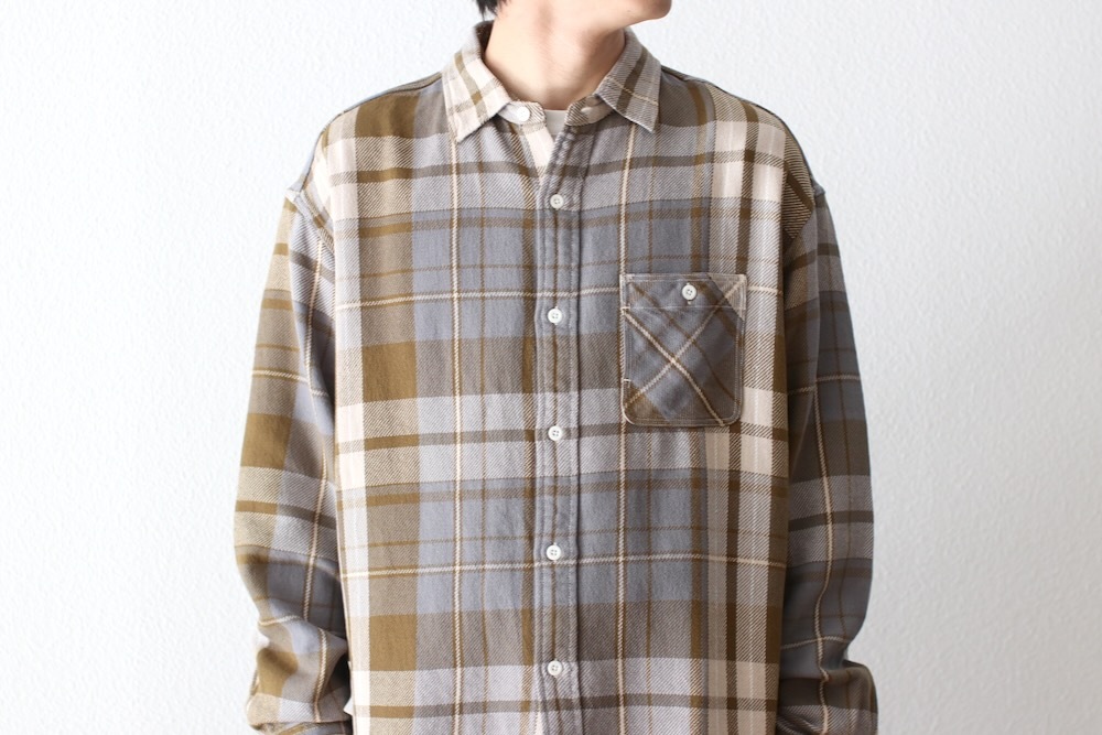 THE NORTH FACE PURPLE LABEL (�� �Ρ��� �ե����� �ѡ��ץ� �졼�٥�) "Flannel Plaid Field Shirt"