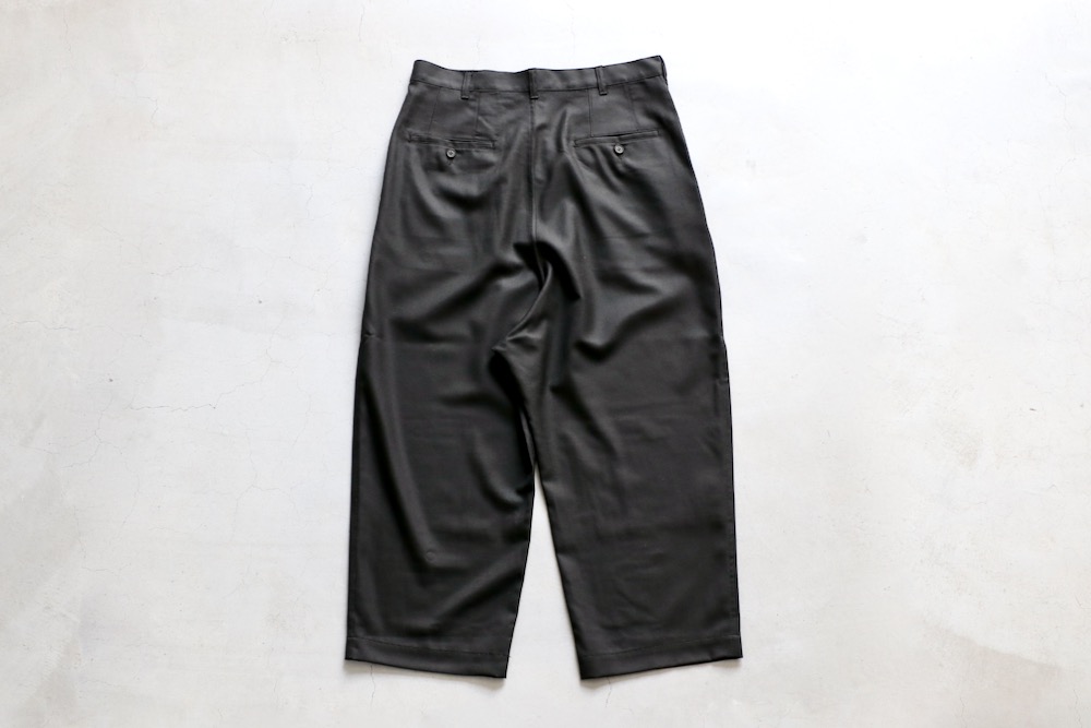 コム・デ・ギャルソン ウールギャバジン中厚パンツ COMME des GARCONS HOMME PLUS＞ウールギャバジン 中パンツ (PO
