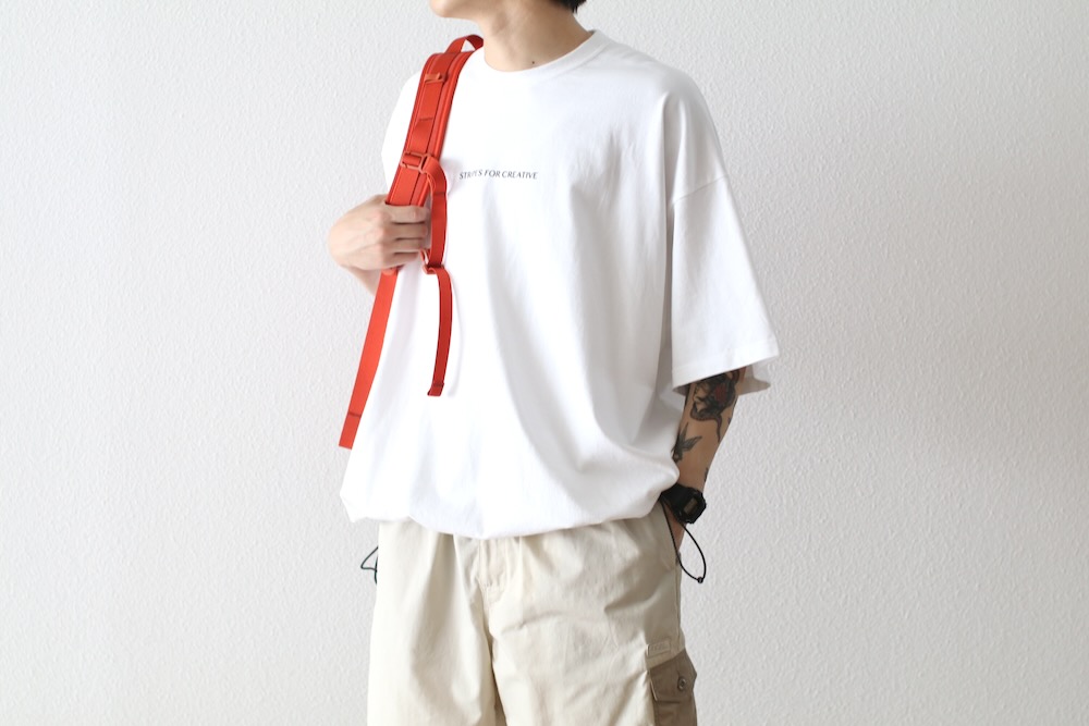 S.F.C(�������ե���) "SUPER BIG SS TEE w/ DRAWSTRINGS"