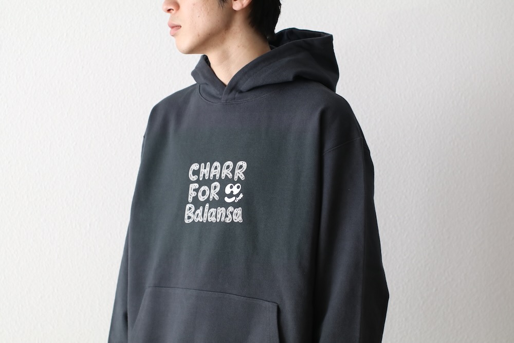 [10%OFF] SOUND SHOP BALANSA(������ɥ���å� �Х��) "CHARR for Balansa hoodie (charcoal)"