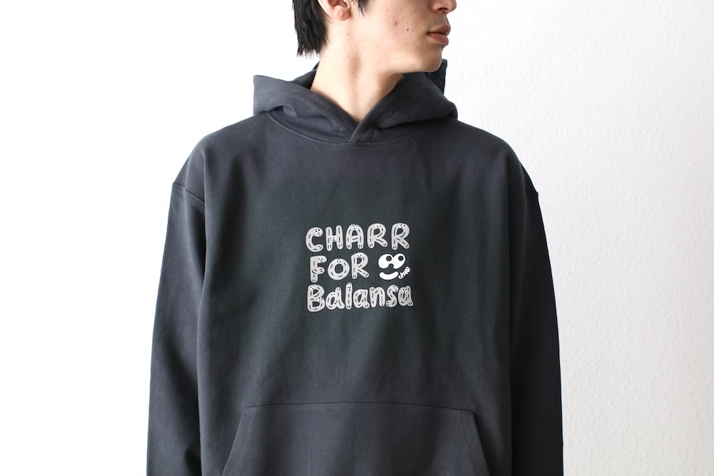 [10%OFF] SOUND SHOP BALANSA(������ɥ���å� �Х��) "CHARR for Balansa hoodie (charcoal)"