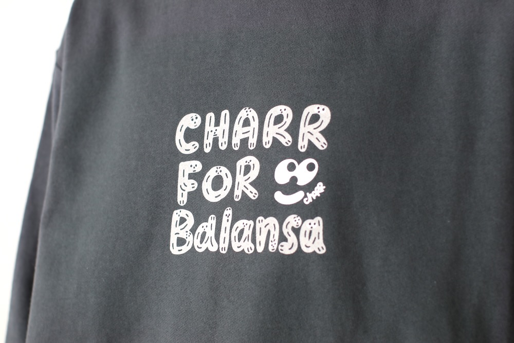[10%OFF] SOUND SHOP BALANSA(������ɥ���å� �Х��) "CHARR for Balansa hoodie (charcoal)"