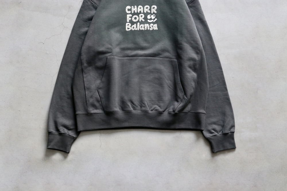 SOUND SHOP BALANSA(ɥå Х) "CHARR for Balansa hoodie (charcoal)"