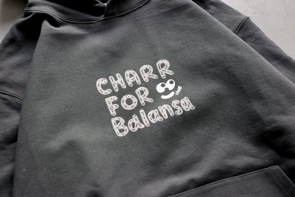 [10%OFF] SOUND SHOP BALANSA(������ɥ���å� �Х��) "CHARR for Balansa hoodie (charcoal)"