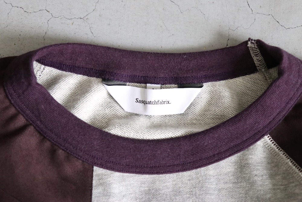 Sasquatchfabrix.(åե֥å)2TONE SHOULDER PK SWEATSHIRT"