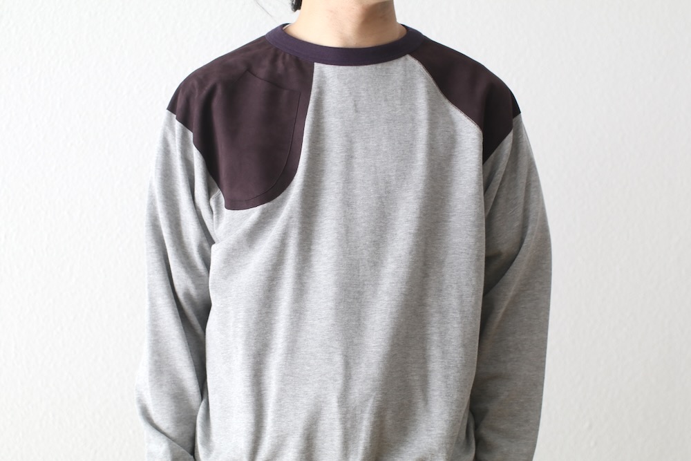 Sasquatchfabrix.(åե֥å)2TONE SHOULDER PK SWEATSHIRT"