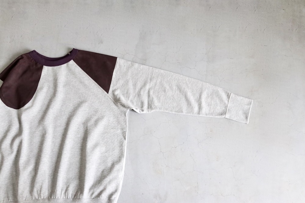 [30% > 35%OFF] Sasquatchfabrix.(��������å��ե��֥�å���)��2TONE SHOULDER PK SWEATSHIRT"