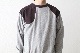 [30% > 35%OFF] Sasquatchfabrix.(��������å��ե��֥�å���)��2TONE SHOULDER PK SWEATSHIRT"