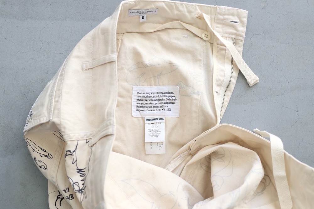 Engineered Garments (���󥸥˥����ɥ�������) "Fatigue Short - Animal Print 6.5oz Flat Twill"