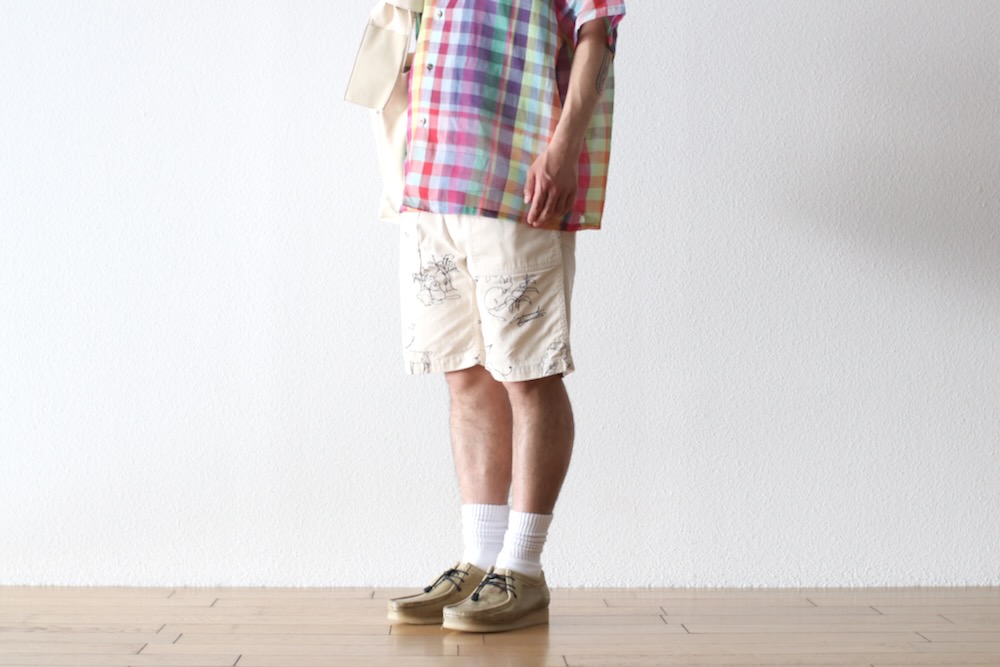 Engineered Garments (���󥸥˥����ɥ�������) "Fatigue Short - Animal Print 6.5oz Flat Twill"