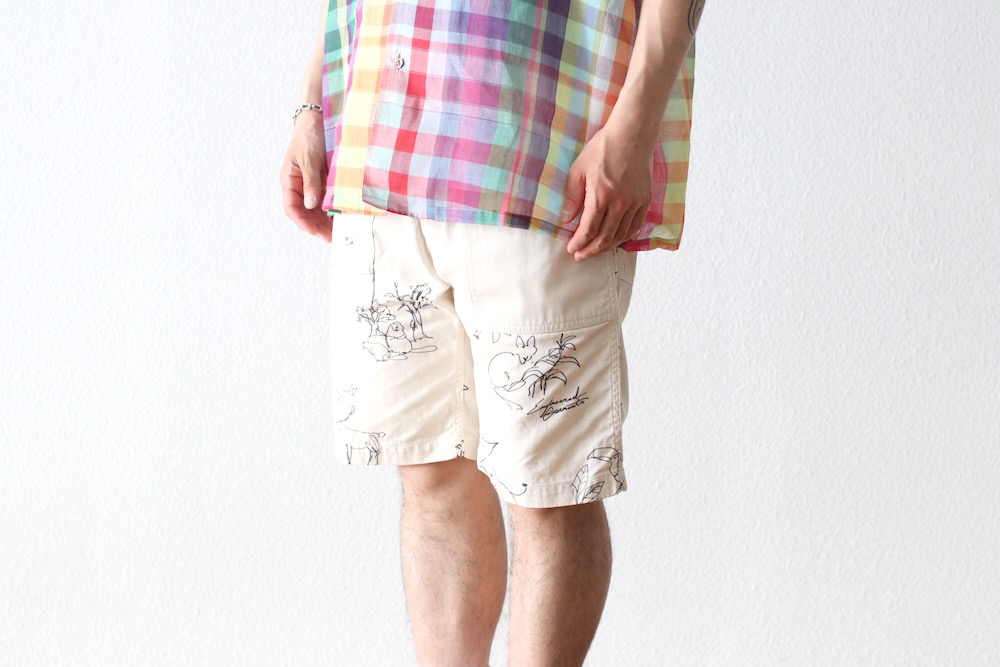 Engineered Garments (���󥸥˥����ɥ�������) "Fatigue Short - Animal Print 6.5oz Flat Twill"