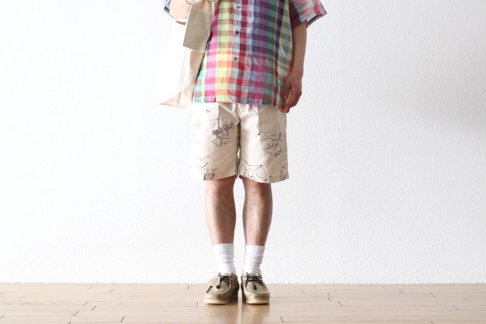 Engineered Garments (���󥸥˥����ɥ�������) "Fatigue Short - Animal Print 6.5oz Flat Twill"