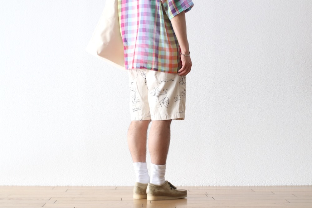 Engineered Garments (���󥸥˥����ɥ�������) "Fatigue Short - Animal Print 6.5oz Flat Twill"