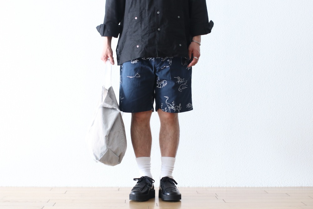 Engineered Garments (���󥸥˥����ɥ�������) "Fatigue Short - Animal Print 6.5oz Flat Twill"