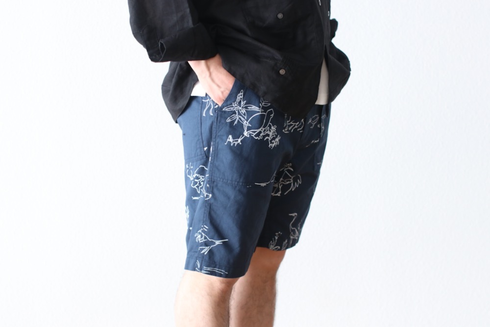 Engineered Garments (���󥸥˥����ɥ�������) "Fatigue Short - Animal Print 6.5oz Flat Twill"