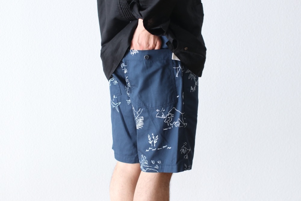 Engineered Garments (���󥸥˥����ɥ�������) "Fatigue Short - Animal Print 6.5oz Flat Twill"