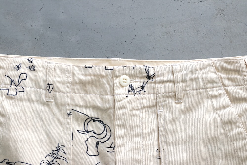 Engineered Garments (���󥸥˥����ɥ�������) "Fatigue Short - Animal Print 6.5oz Flat Twill"