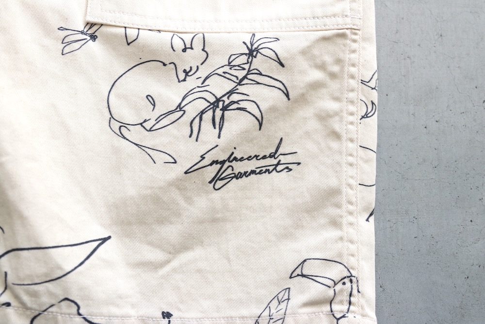 Engineered Garments (���󥸥˥����ɥ�������) "Fatigue Short - Animal Print 6.5oz Flat Twill"