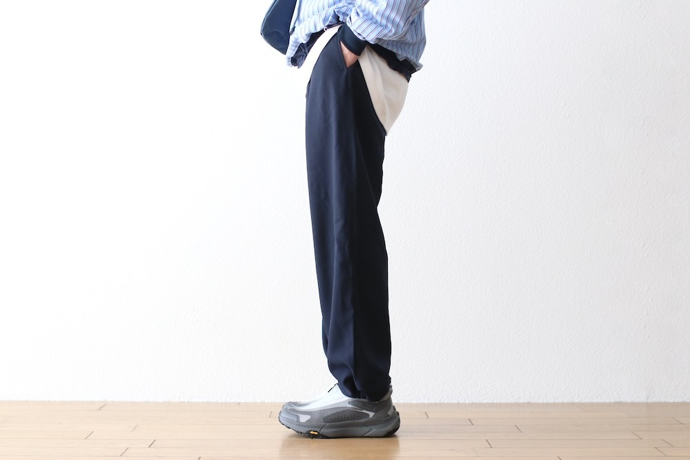 EVCON (���ӥ���) "1TUCK EASY WIDE SLACKS"