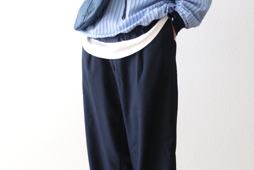 EVCON (���ӥ���) "1TUCK EASY WIDE SLACKS"
