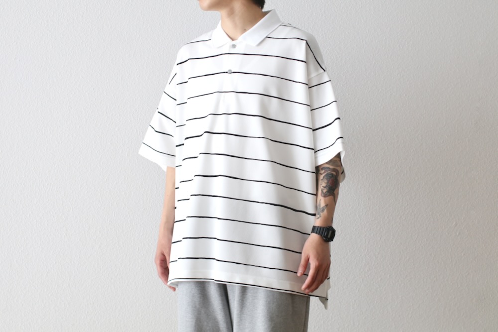S.F.C(�������ե���) "SIDE STRIPE BIG POLO"