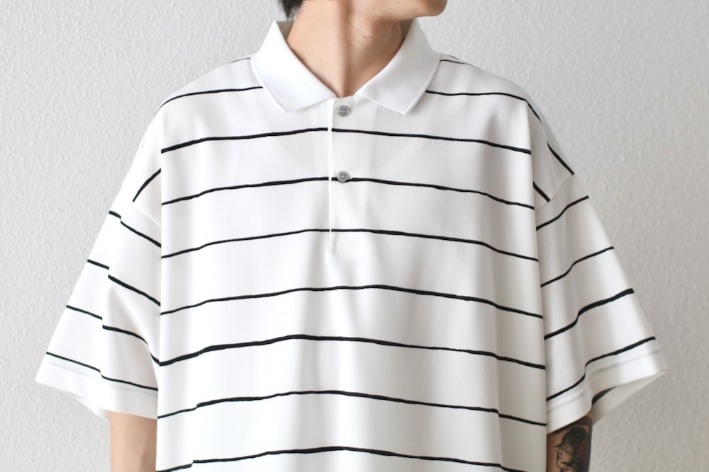 S.F.C(�������ե���) "SIDE STRIPE BIG POLO"