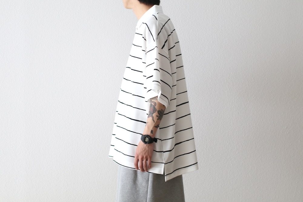 S.F.C(�������ե���) "SIDE STRIPE BIG POLO"