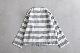 ts(s) (�ƥ�����������) "Reversible Cardigan Shirt - Horizontal Stripe Double Face Cotton Gauze Cloth-"