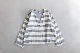 ts(s) (�ƥ�����������) "Reversible Cardigan Shirt - Horizontal Stripe Double Face Cotton Gauze Cloth-"