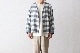 ts(s) (�ƥ�����������) "Reversible Cardigan Shirt - Horizontal Stripe Double Face Cotton Gauze Cloth-"