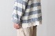 ts(s) (�ƥ�����������) "Reversible Cardigan Shirt - Horizontal Stripe Double Face Cotton Gauze Cloth-"
