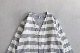 ts(s) (�ƥ�����������) "Reversible Cardigan Shirt - Horizontal Stripe Double Face Cotton Gauze Cloth-"