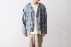 ts(s) (�ƥ�����������) "Reversible Cardigan Shirt - Horizontal Stripe Double Face Cotton Gauze Cloth-"