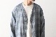 ts(s) (�ƥ�����������) "Reversible Cardigan Shirt - Horizontal Stripe Double Face Cotton Gauze Cloth-"