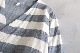 ts(s) (�ƥ�����������) "Reversible Cardigan Shirt - Horizontal Stripe Double Face Cotton Gauze Cloth-"