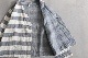 ts(s) (�ƥ�����������) "Reversible Cardigan Shirt - Horizontal Stripe Double Face Cotton Gauze Cloth-"