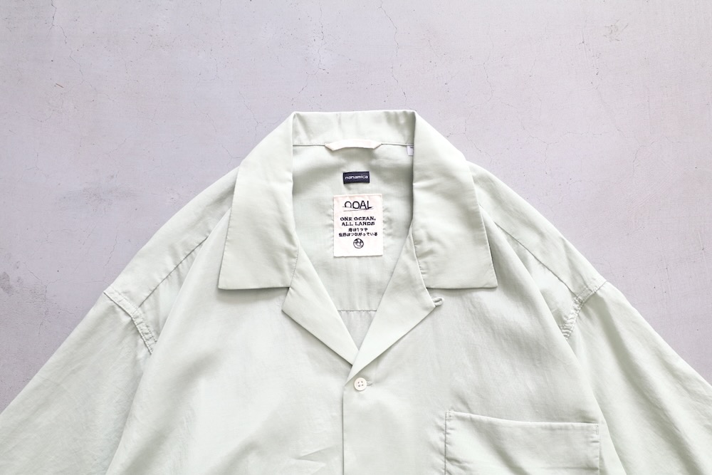 nanamica(�ʥʥߥ�) "Open Collar S/S Shirt"