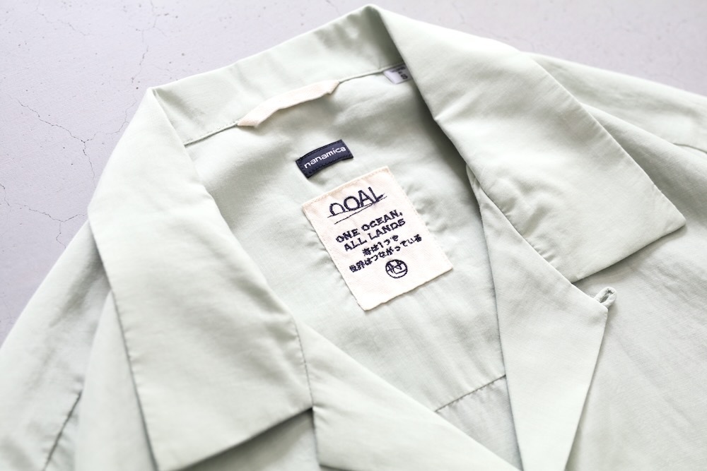 nanamica(�ʥʥߥ�) "Open Collar S/S Shirt"
