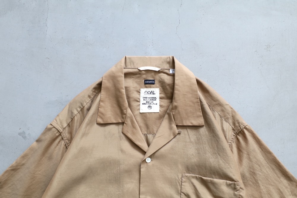 nanamica(�ʥʥߥ�) "Open Collar S/S Shirt"