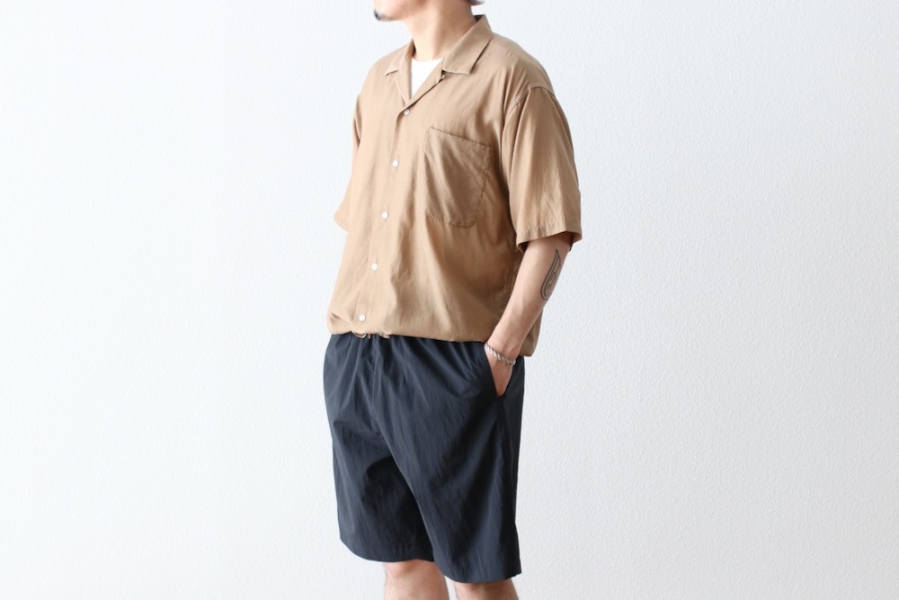 nanamica(�ʥʥߥ�) "Open Collar S/S Shirt"