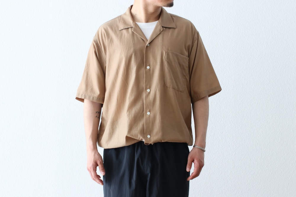 nanamica(�ʥʥߥ�) "Open Collar S/S Shirt"