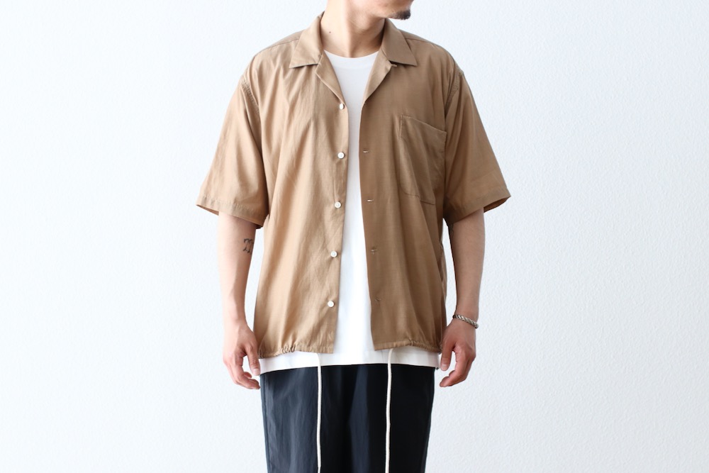 nanamica(�ʥʥߥ�) "Open Collar S/S Shirt"
