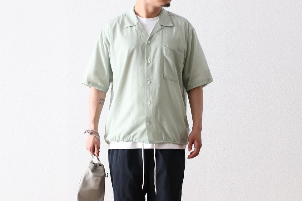 nanamica(�ʥʥߥ�) "Open Collar S/S Shirt"