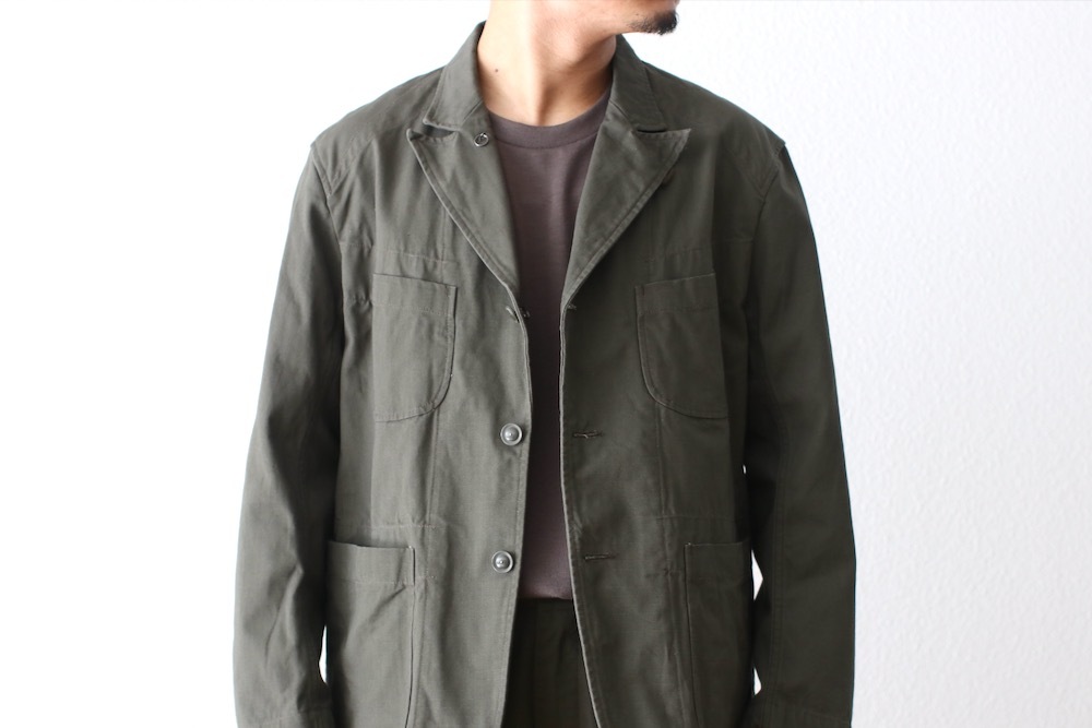ジャケット・アウター Engineered Garments Bedford Jacket 20ss Bedford Jacket - PC Tanker Twill(L(MEN) Grey/グレー