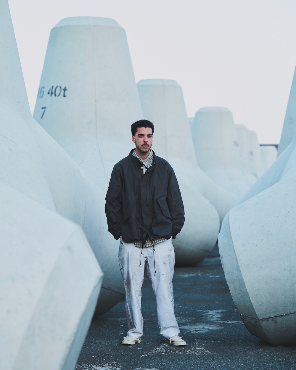 MADNESS (�ޥåɥͥ�) "MADNESS CROPPED 65 WIND JACKET"